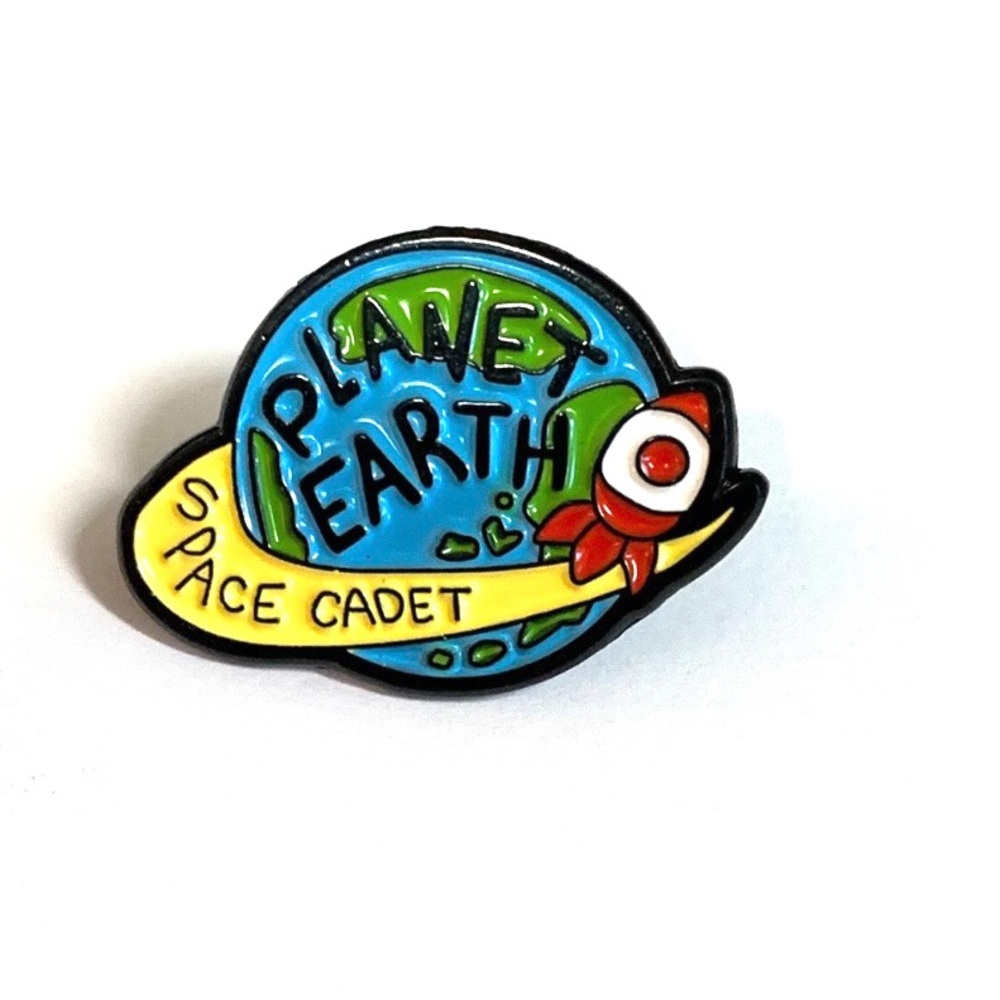 NEW Space Cadet Metal Pin